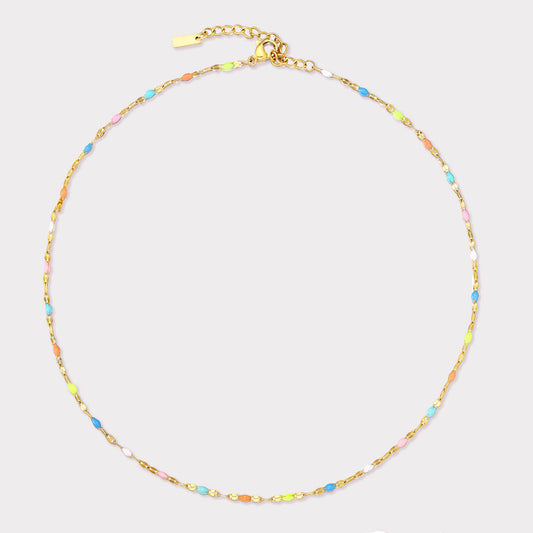 Rainbow Dainty Choker
