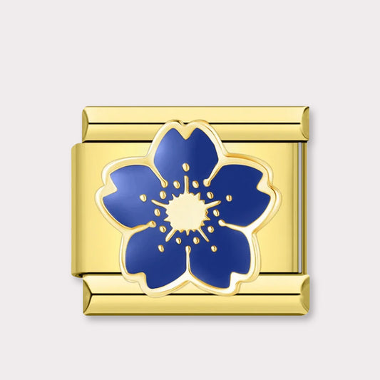 Golden Blue Flower