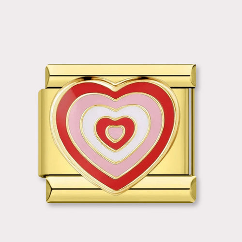 Pink & Red Heart