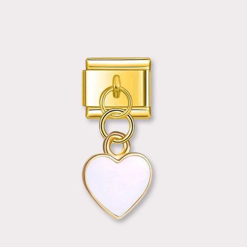 White Heart Pendant
