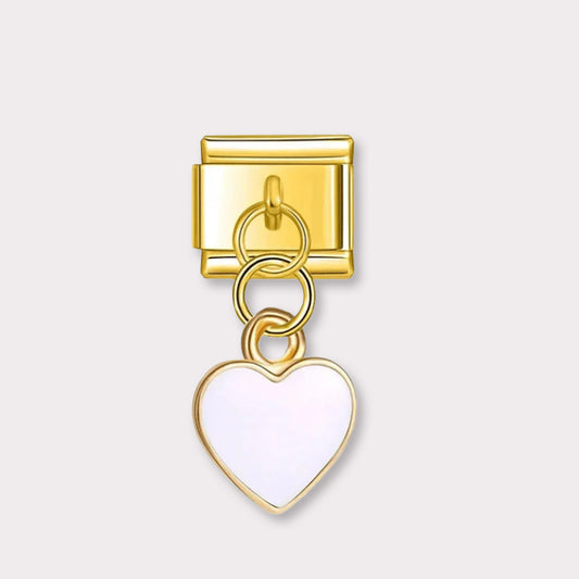White Heart Pendant