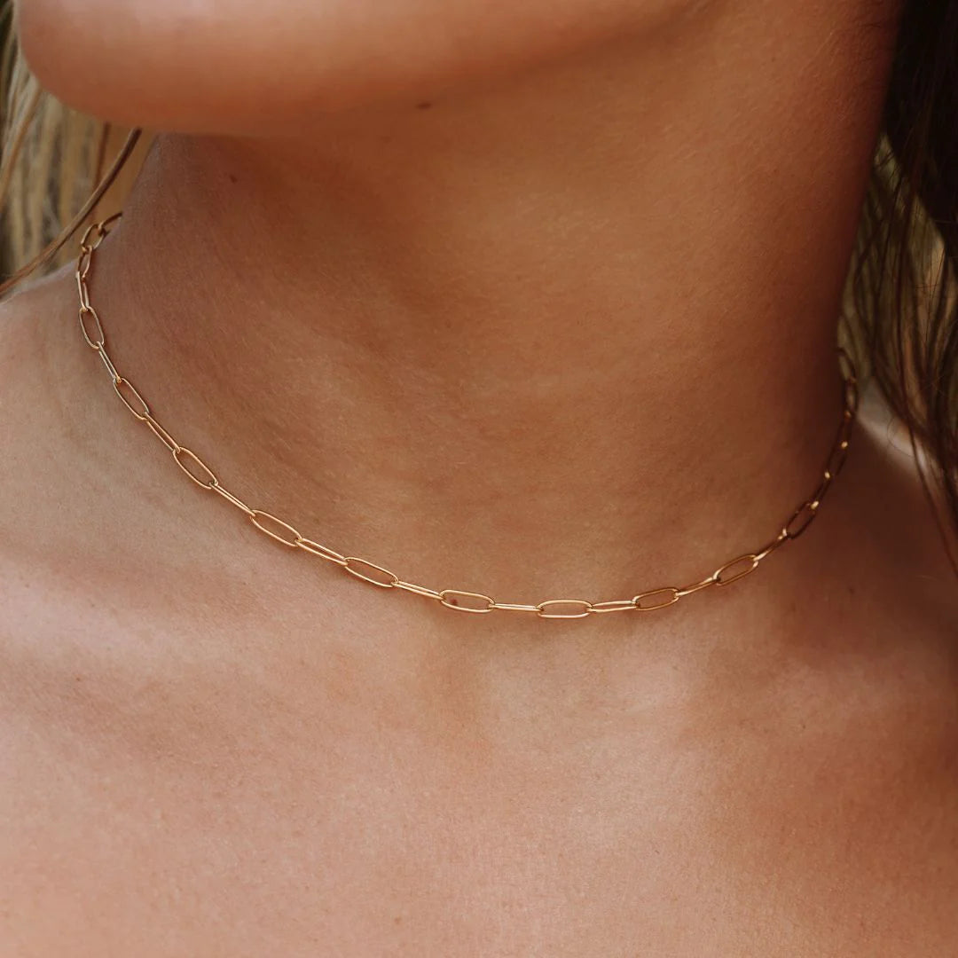 Choker Paperclip „Cozumel”