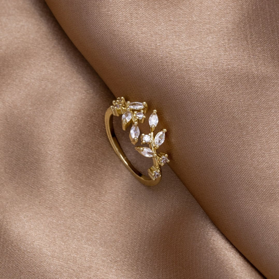 Wildvine Adjustable Crystal Ring — gallery image 7