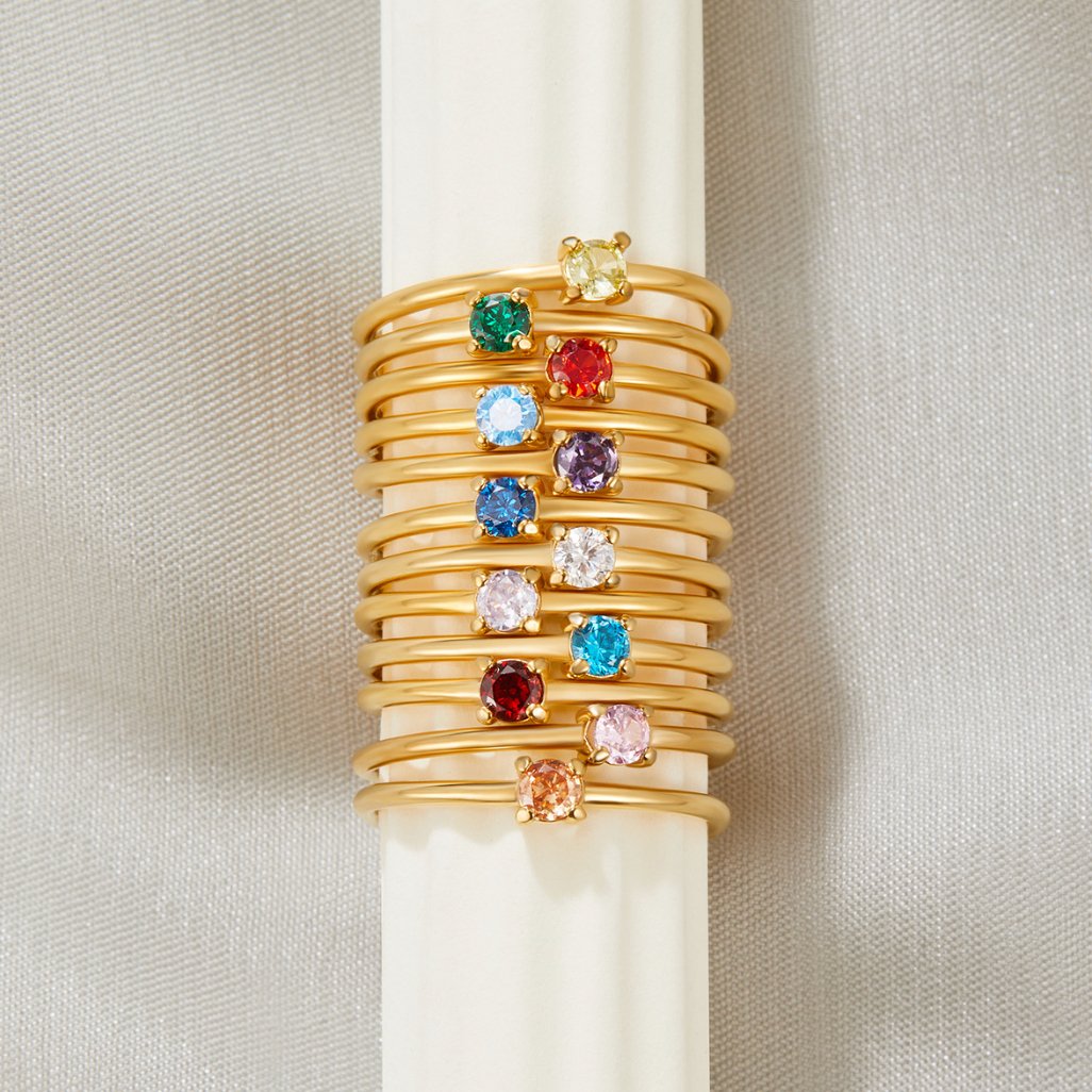 Month of You Birthstone-Inspired Crystal Ring — gallery image 2