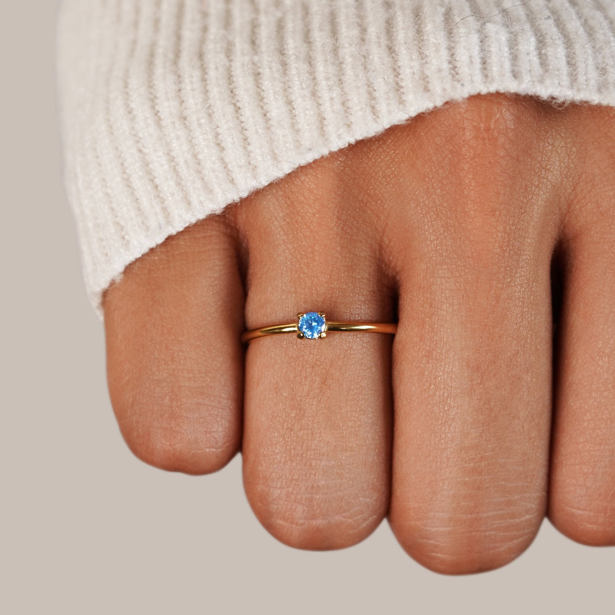 Month of You Birthstone-Inspired Crystal Ring — gallery image 9