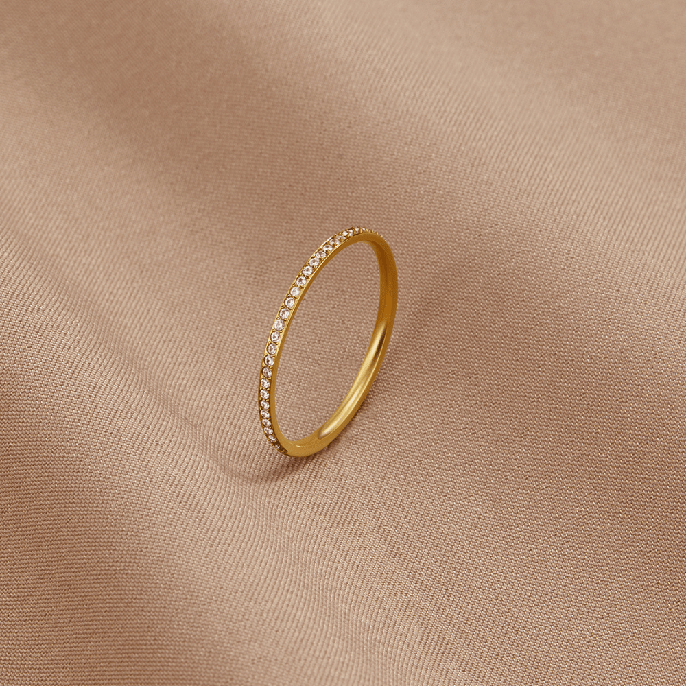 Endless Light Crystal Stacking Ring — gallery image 4
