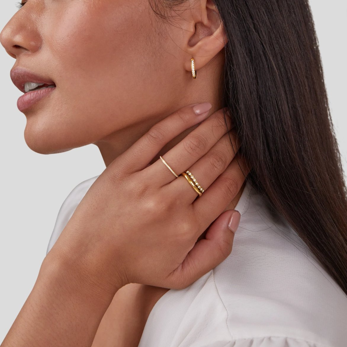 Endless Light Crystal Stacking Ring — gallery image 7